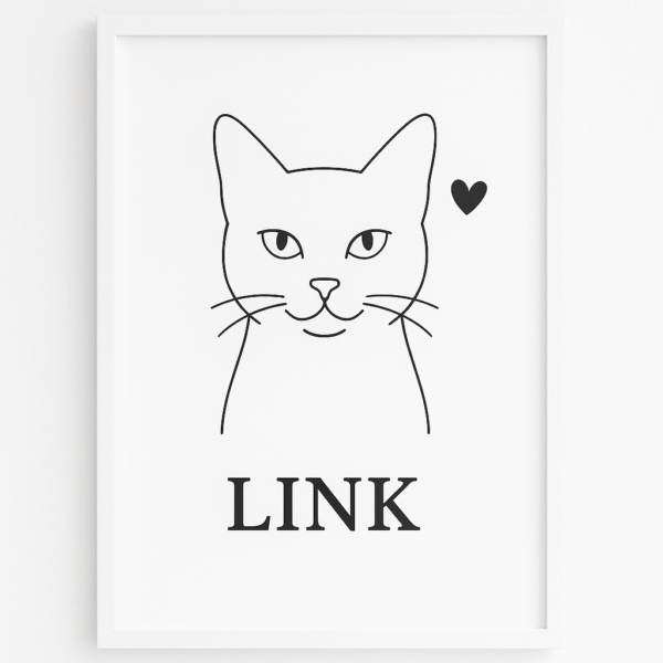 Lámina Estilo Lineal Mascotas - Imagen 3