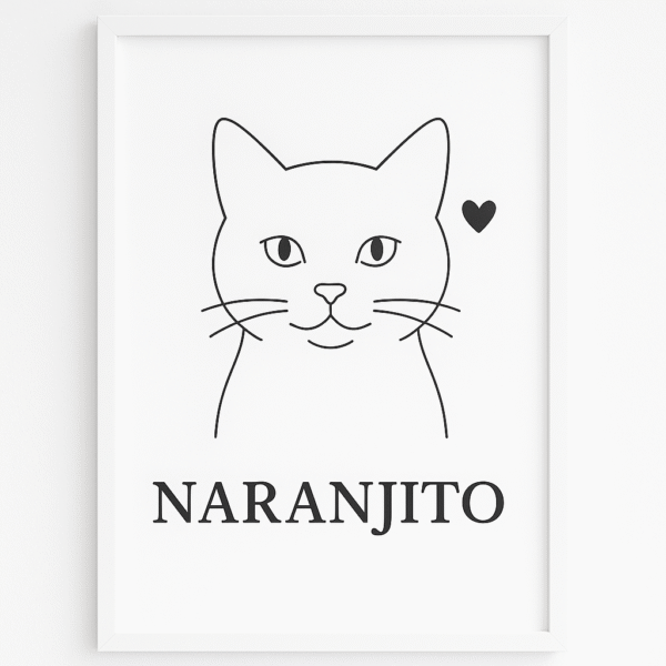 Lámina Estilo Lineal Mascotas - Imagen 2