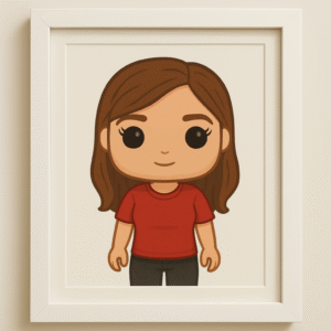 Lámina Estilo Muñeco Cabezón