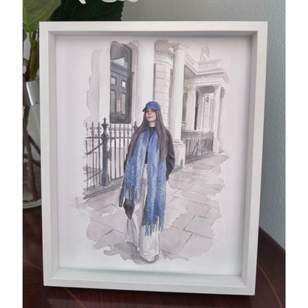 Lámina Personalizada Estilo Acuarela – Con Rostro