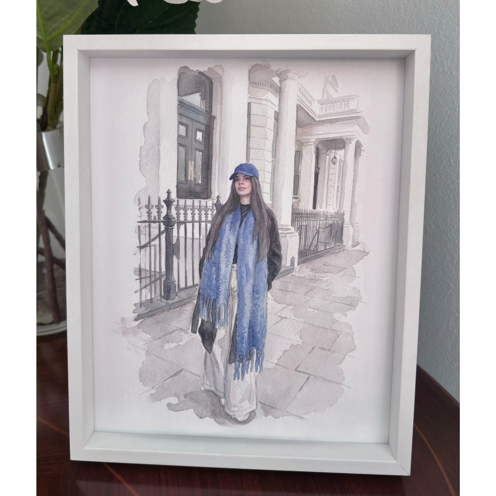 Lámina Personalizada Estilo Acuarela – Con Rostro